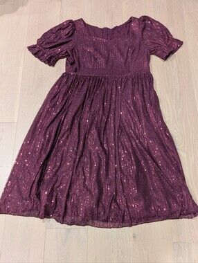 Sparkle Burgundy Party Dress